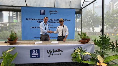 Yara Philippines and Urban Farmers partner on  .